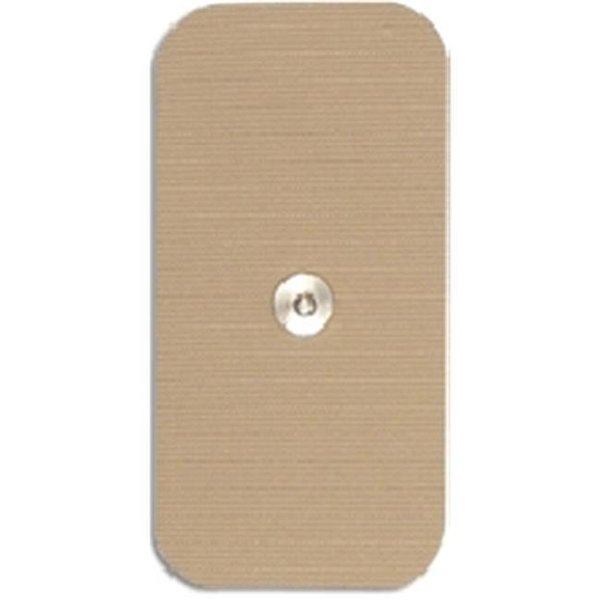 Uni-Patch Uni-Patch 659 Re - Ply 2 in. X 4 in. Rect.; Snap; Tantone Cloth Top; Reusable Electrodes 4 Per Pkg 659